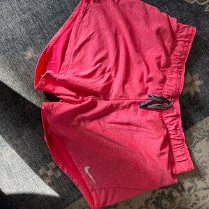 Nike Pink Athletic Shorts Moisture-Wicking Comfort
